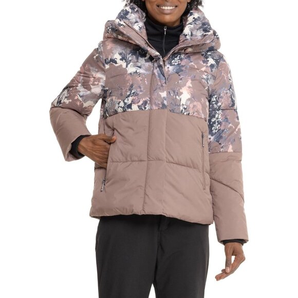 NEW Roxy Puffer Jacket Water Repellent, Hooded, Full Zip - Women's L NWT - Picture 7 of 7
